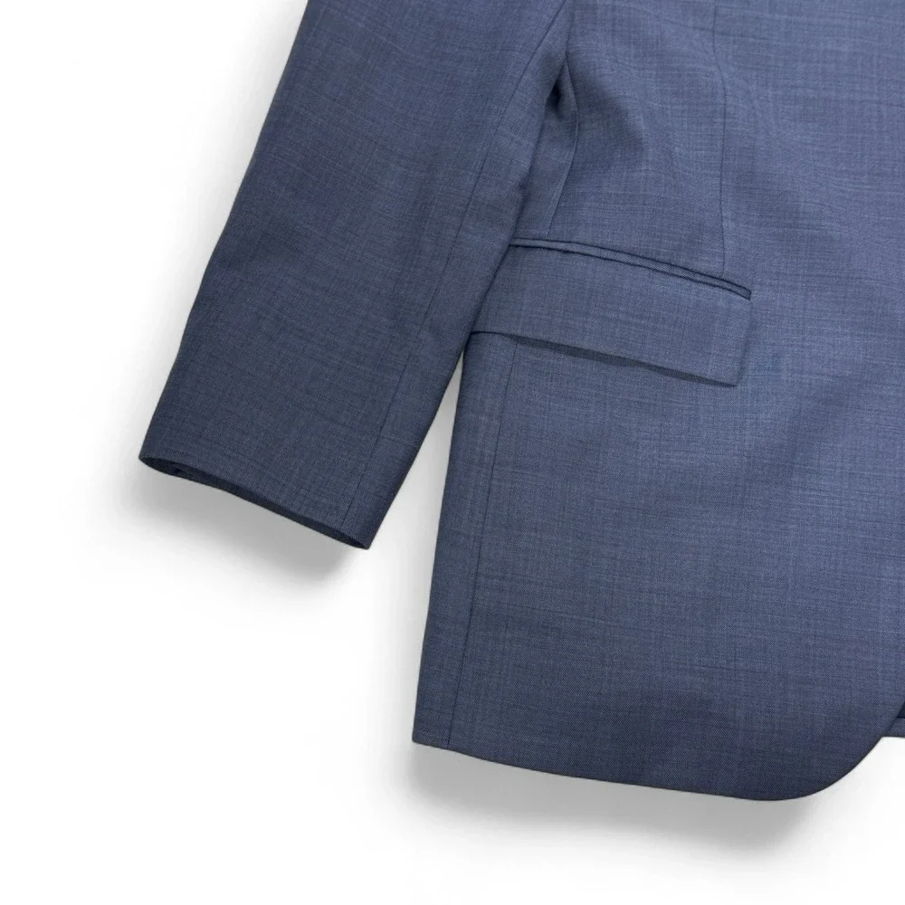 J Crew Thompson Blue Wool Blazer Jacket Suit Separate Mens 42L‎
